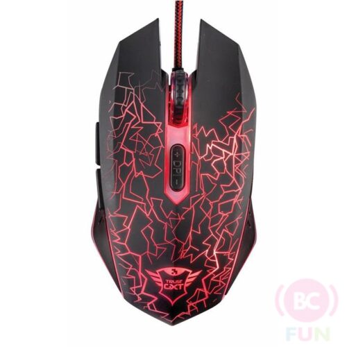MOUSE GAMER TRUST GTX IZZA - 6 BOTONES - 2400 DPI - LISTA 1